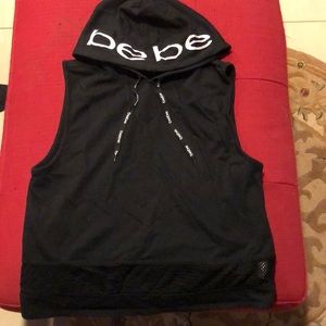 BEBE short sleeve hoodie